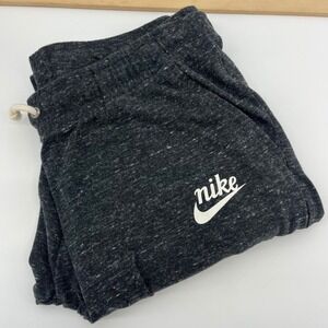 Nike‎ Women's Charcoal Heather Speckled Jogger Sweatpants Size M